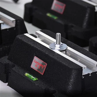 Aire acondicionado soporte de goma bloques de goma de 250 mm